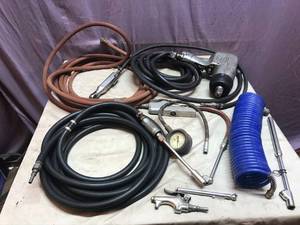 lot 361 image: Air Hose & Air Tools