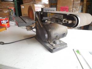 lot 24 image: BUFFALO 4 BELT & 6 DISC SANDER
