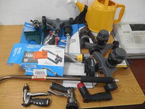 lot 30 image: water garden hose nozzle  sprinkler lot