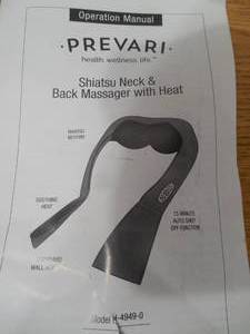 lot 98 image: Prevari Shiatsu Neck and Back Massager with Heat