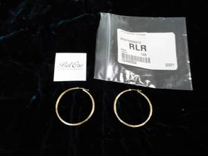 10K YG 1 34 Hoop Earring Set...