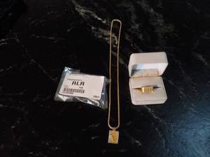 18k Gs Dad Ring Chain Set size 11...