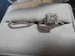 10K White Gold 12 ct. Diamond C Si...