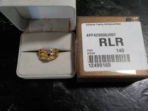 Rings missing stones or monogramme...