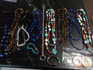 Lot of Necklaces, Bracelets and ear...