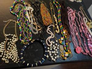 lot of necklaces...