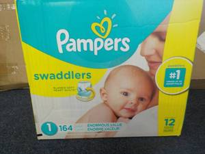 Pampers Swaddlers 8-14 lb. 164 dia...