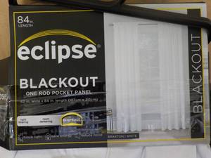 1 - 84 Rod Pocket Black Out Panel...