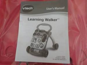 Vtech Learning Walker needs assemb...