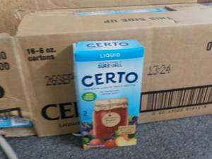 Case of 16 - 6 oz Ctn Certo...