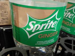 8 - 2 Liter Bottles Sprite Ginger...