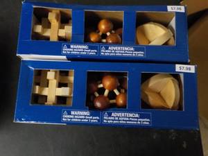 Set of 2 Packs - 3 Wooden Puzzles G...