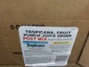 5 Gallon Tropicana Fruit Punch Juic...