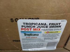 5 Gallon Tropicana Fruit Punch Juic...