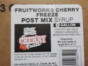 3 Gallon Fruitworks Cherry Freeze P...