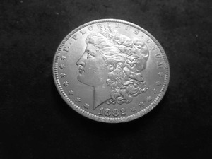 1882 O Morgan Silver Dollar