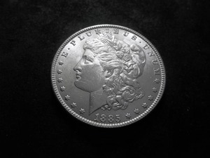 1885 O Morgan Silver Dollar