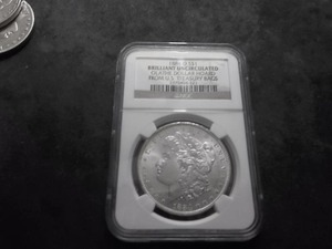 1884 O Morgan Silver Dollar