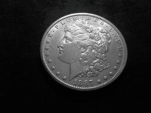 1887 S Morgan Silver Dollar