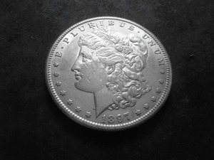1897 S Morgan Silver Dollar