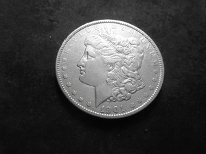 1901 Morgan Silver Dollar