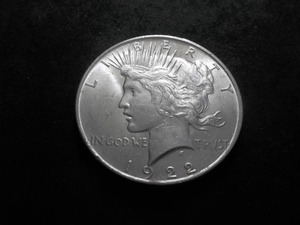 1922  Silver Peace Dollar