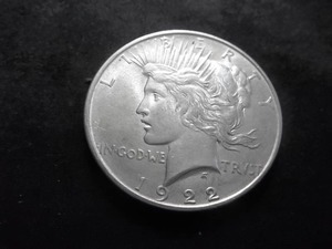 1922 D  Silver Peace Dollar
