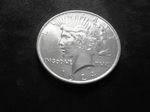 1924 Peace Silver Dollar