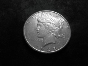 1925 S Peace Silver Dollar