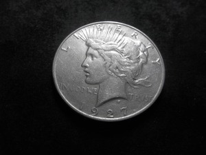 1927 S Peace Silver Dollar