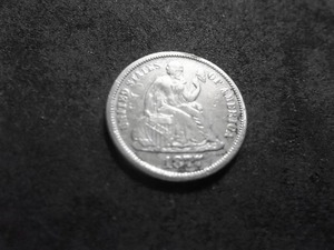 1877 Seated Liberty Dime