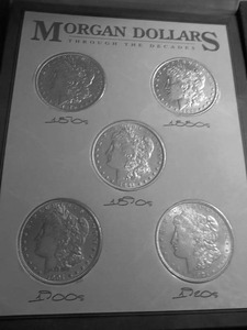 Morgan Dollars Through The Decades Collector Set 1870s, 1880s, 1890s, 1900s, 1920s