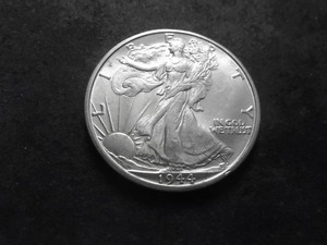 1944 D Walker Half Dollar