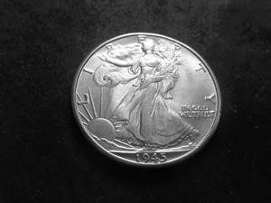 1945 D Walker Half Dollar