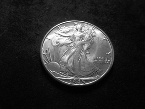 1945 D Walker Half Dollar