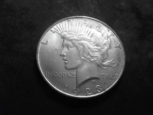 1923 D Peace Silver Dollar