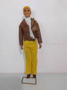 lot 72 image: Vintage 1968 Mattel Male Barbie Doll with Gun
