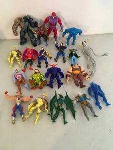 lot 52 image: Lot of Action Figures- X Men & Other Misc. Action Figures