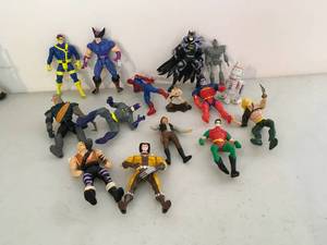 lot 54 image: Lot of Action Figures- Mostly Superheroes & Star Wars