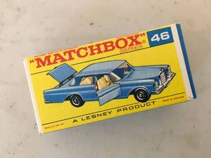 lot 201 image: Vintage Lesney  Matchbox Series No 46 Mercedes 300 SE Coupe NIB