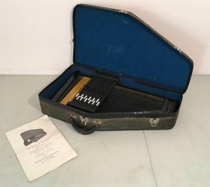 lot 204 image: Oscar Schmidt-International, Inc. Autoharp with Carrying Case