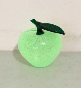 lot 210 image: Glass Glow in the Dark Apple