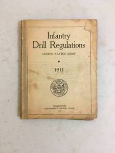 lot 219 image: 1911 US Army Infantry Drill Regulations
