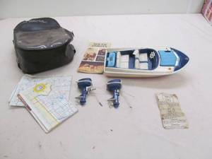 toy boat ,maps corona travel bag