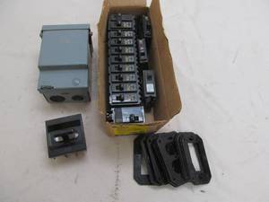 square d circuit box, circuit breakers