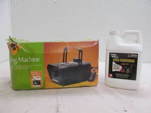 fog machine, fogging liquid