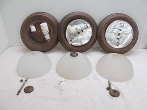 dome frosted ceiling lights