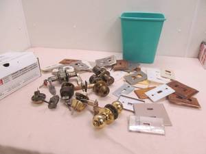 Door knobs, outlet, switches