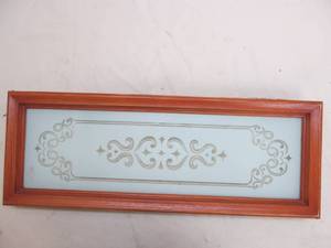 Glass window insert