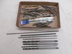large group of drill bits